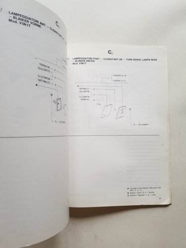 Piaggio Vespa PK 50 XL V5N1T 1990 catalogo ricambi ORIGINALE