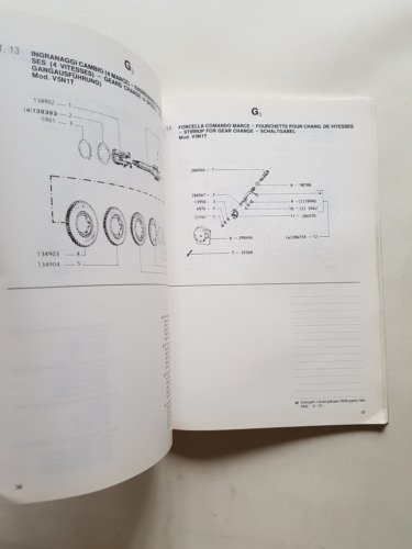 Piaggio Vespa PK 50 XL V5N1T 1990 catalogo ricambi ORIGINALE