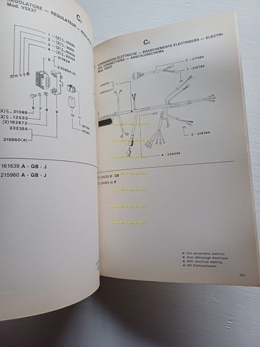 Piaggio Vespa PK 50 XL V5X3T 1986 catalogo ricambi originale