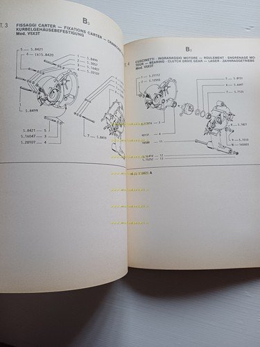 Piaggio Vespa PK 50 XL V5X3T 1986 catalogo ricambi originale