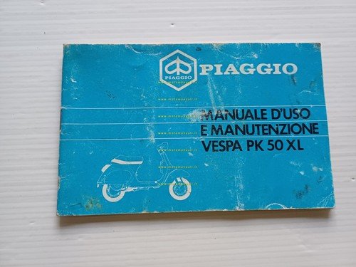 Piaggio Vespa PK 50 XL V5X3T manuale uso manutenzione libretto …