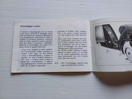 Piaggio Vespa PX 125 -150 200 E VARIANTI manuale uso …