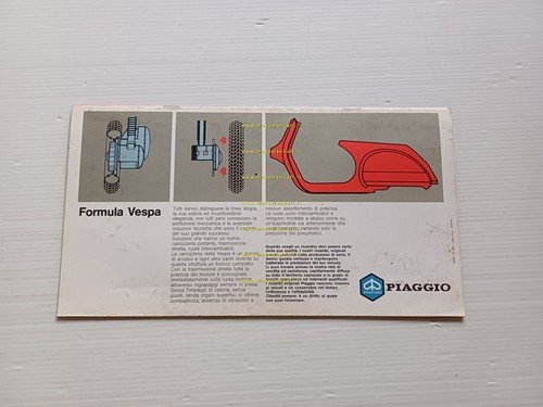 Piaggio Vespa PX 125 150 200 Arcobaleno modelli 1983 depliant …