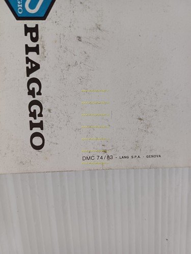 Piaggio Vespa PX 125 150 200 Arcobaleno modelli 1983 depliant …