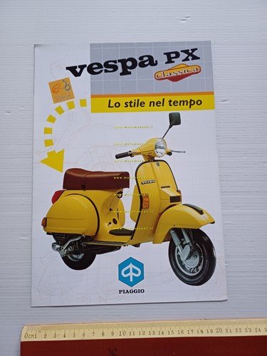 Piaggio Vespa PX 125-150-200 Classica 1996 depliant originale italiano