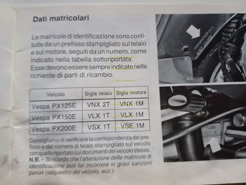 Piaggio Vespa PX 125 E - 150 E - 200 …