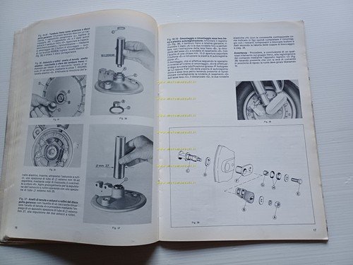 Piaggio VESPA PX 125 T5 1985 manuale officina riparazione originale