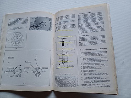 Piaggio VESPA PX 125 T5 1985 manuale officina riparazione originale