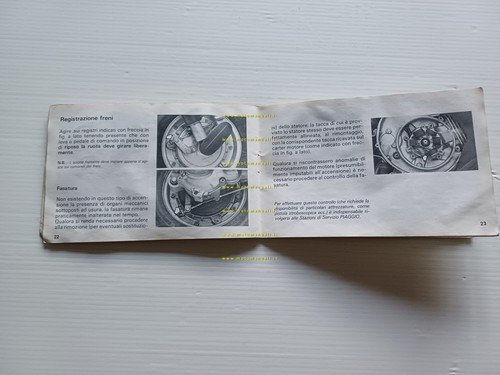 Piaggio Vespa PX 125 T5 1985 manuale uso manutenzione libretto …
