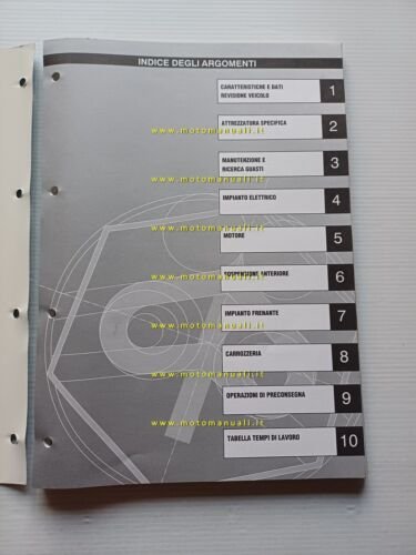 Piaggio Vespa PX freno disco 1998 manuale officina TELAIO originale …