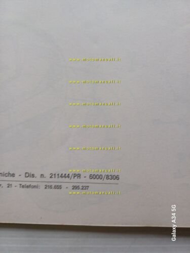 Piaggio Vespa PXE 1983 TAVOLE ILLUSTRATE catalogo ricambi originale