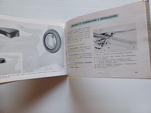 Piaggio Vespa Sprint 150 VLB1 1965 manuale uso manutenzione libretto …