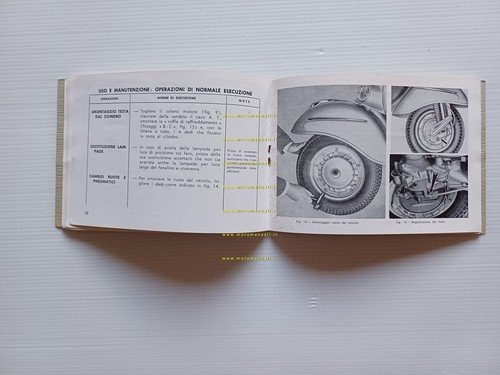 Piaggio Vespa Sprint 150 VLB1 1965 manuale uso manutenzione libretto …