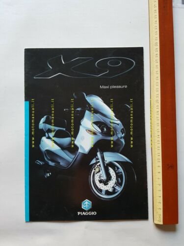 Piaggio X-9 250 depliant scooter ITALIANO originale