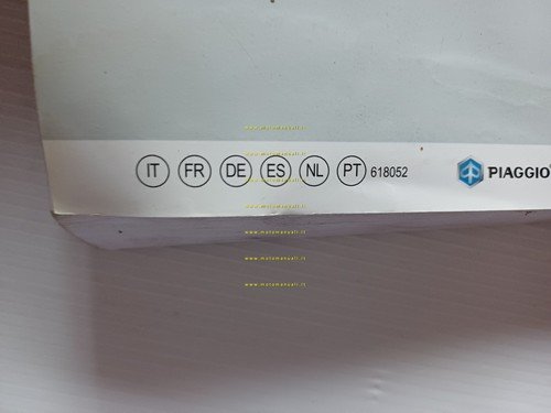 Piaggio X8 125 - 200 2003 manuale uso manutenzione libretto …