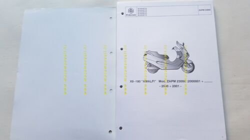 Piaggio X9 180 Amalfi 2001 catalogo ricambi originale spare parts …