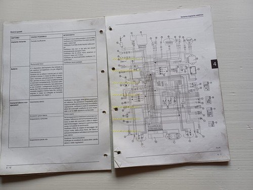 Piaggio X9 250 manuale officina TELAIO originale