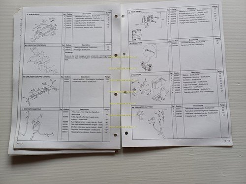 Piaggio X9 250 manuale officina TELAIO originale