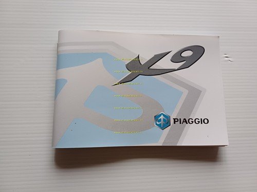 PIAGGIO X9 500 2000 manuale uso manutenzione francese olandese originale