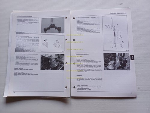 Piaggio X9 500 2001 manuale officina TELAIO originale italiano