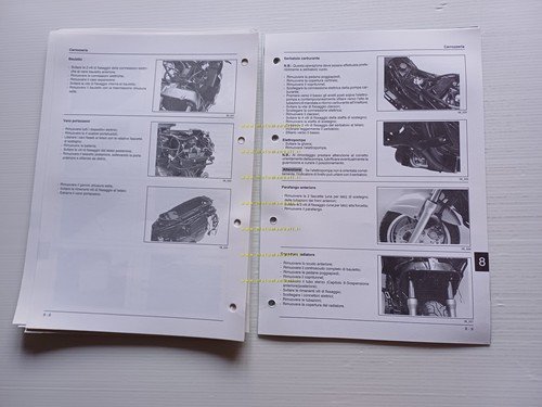 Piaggio X9 500 2001 manuale officina TELAIO originale italiano