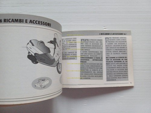Piaggio X9 500 ie 4V 2001 manuale uso manutenzione libretto …