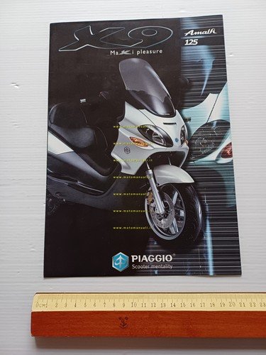 Piaggio X9 Amalfi 125 2002 depliant originale ITALIANO