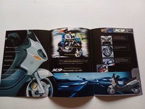 Piaggio X9 Amalfi 125 2002 depliant originale ITALIANO