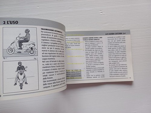Piaggio ZIP 50 4T 2000 manuale uso manutenzione libretto italiano …