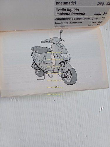 Piaggio ZIP 50 Fast Rider manuale uso manutenzione libretto italiano …