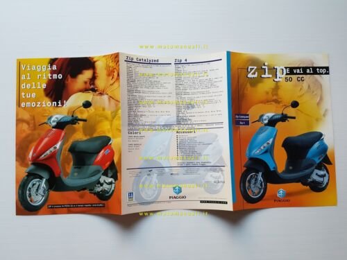 Piaggio ZIP Catalyzed - ZIP 4 depliant originale