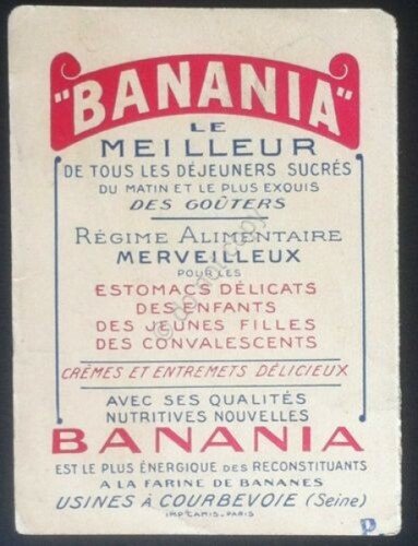 Pieghevole pubblicitario - Bevanda Banania - Francia - 1912/15
