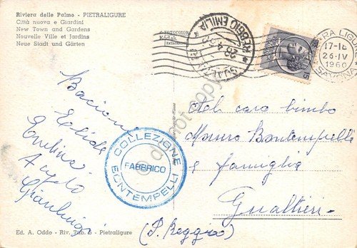 Pietra Ligure Città nuova e giardini 1960 | Immagine Gallery 2