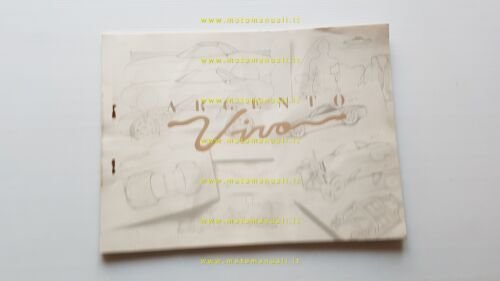 Pininfarina - Honda Argento Vivo 1995 prototipo cartella stampa originale
