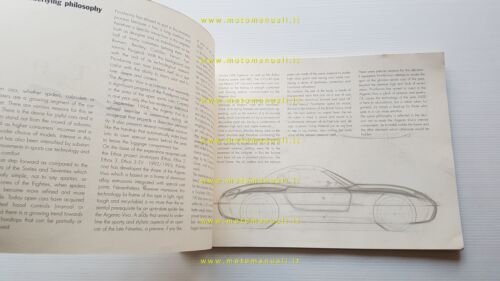 Pininfarina - Honda Argento Vivo 1995 prototipo cartella stampa originale