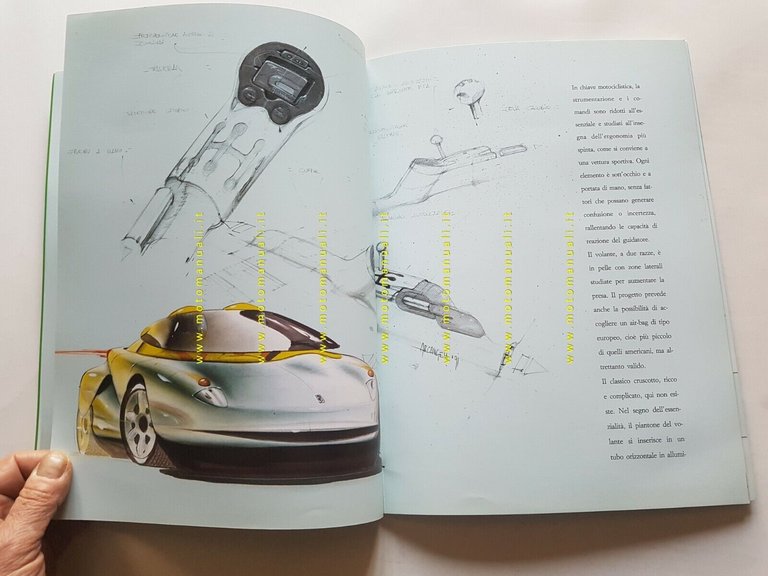 Pininfarina Ethos Prototipo 1992 cartella stampa originale press kit