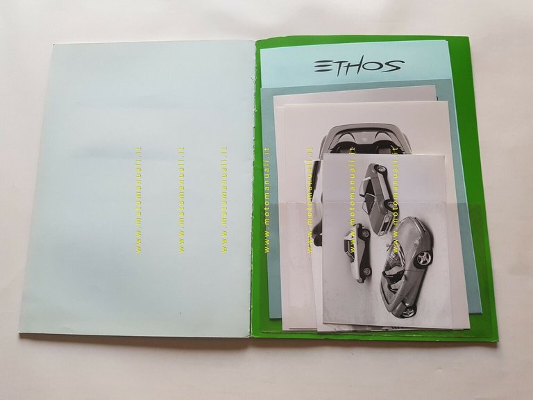 Pininfarina Ethos Prototipo 1992 cartella stampa originale press kit