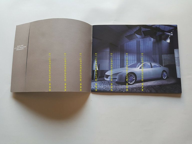 Pininfarina Peugeot Nautilus Prototipo 1997 cartella stampa originale press kit