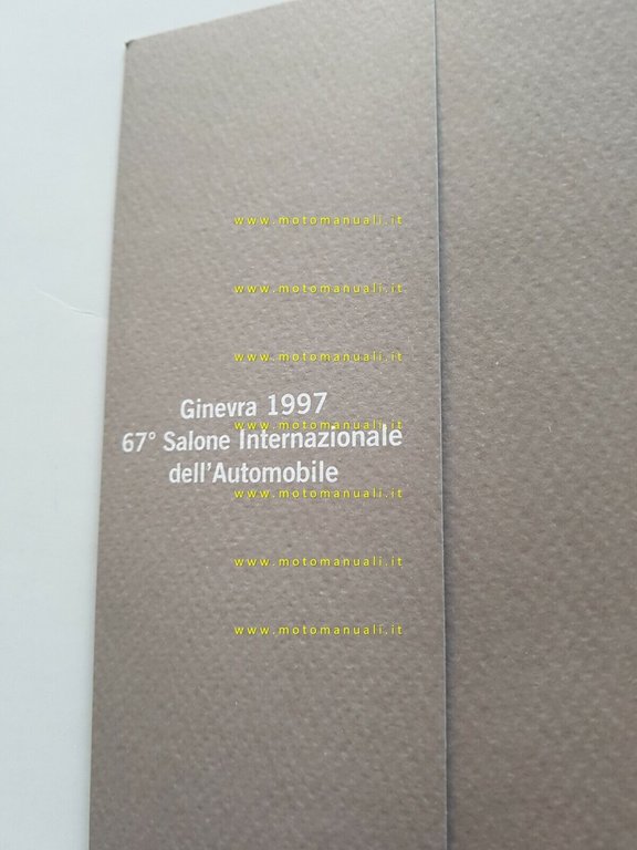 Pininfarina Peugeot Nautilus Prototipo 1997 cartella stampa originale press kit