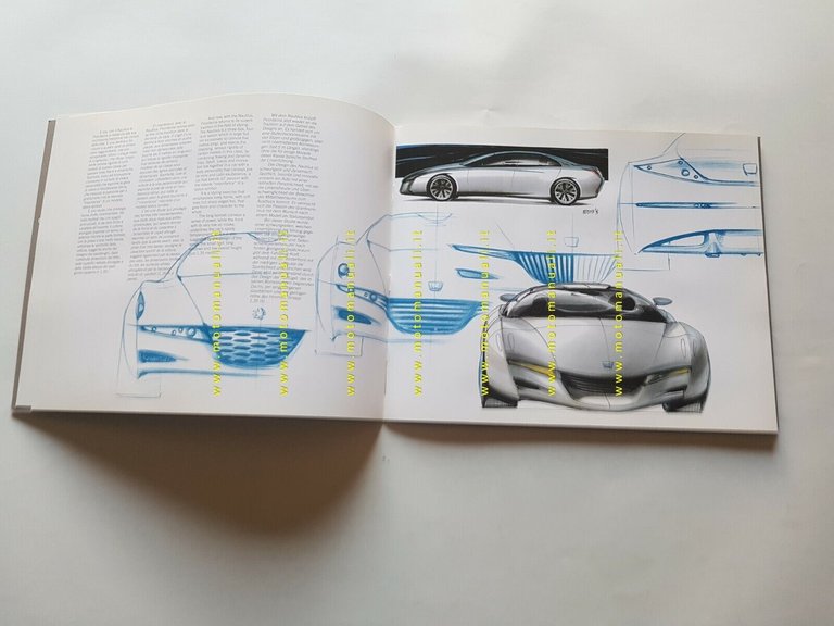 Pininfarina Peugeot Nautilus Prototipo 1997 cartella stampa originale press kit