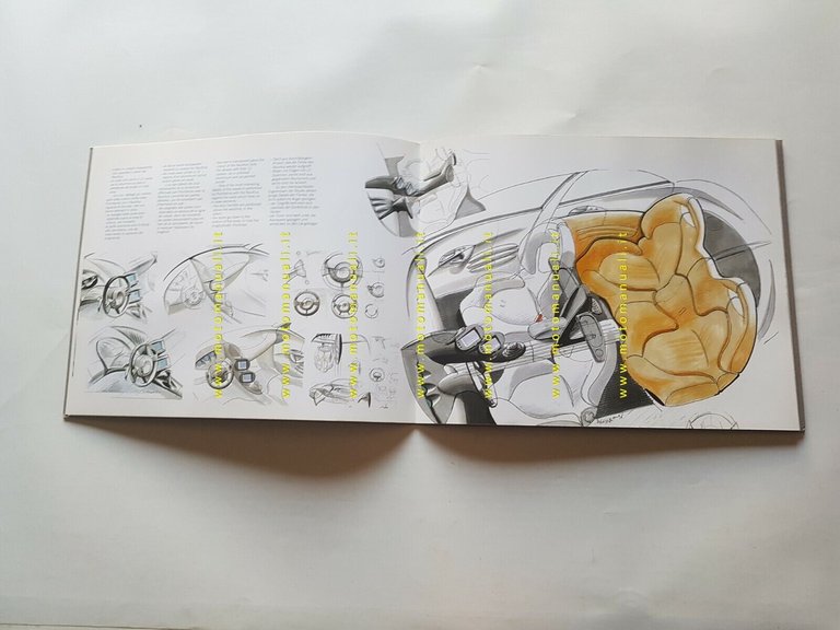 Pininfarina Peugeot Nautilus Prototipo 1997 cartella stampa originale press kit