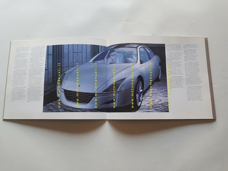 Pininfarina Peugeot Nautilus Prototipo 1997 cartella stampa originale press kit