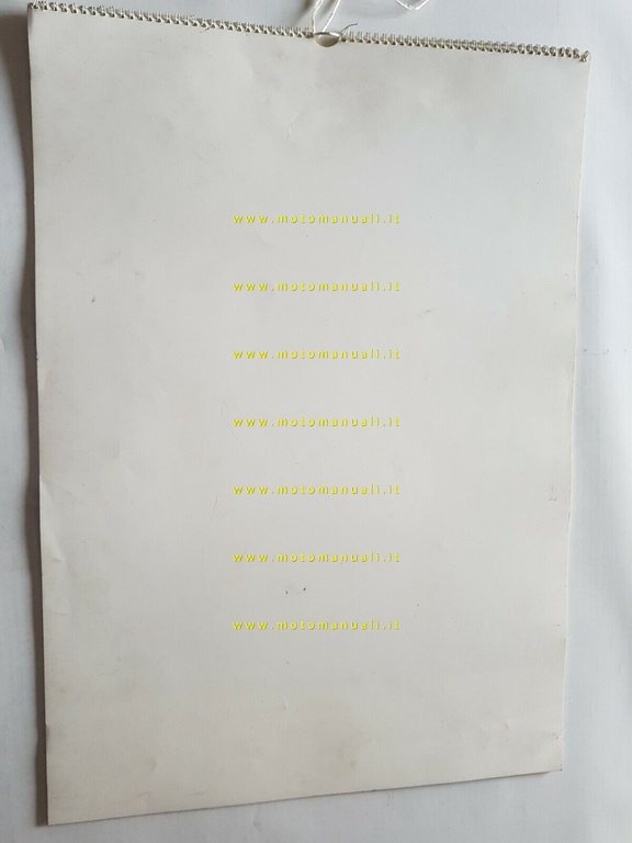 Pirelli calendario 1989 originale no depliant brochure