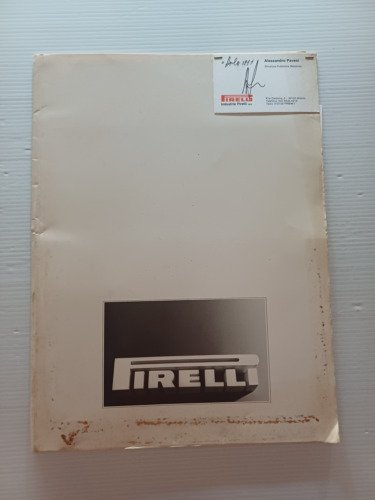 Pirelli presentazione pneumatico moto Demon 1987 cartella stampa - Press …