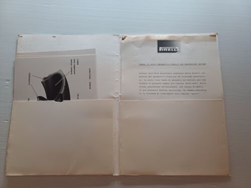 Pirelli presentazione pneumatico moto Demon 1987 cartella stampa - Press …