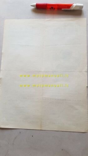 Pirotta 49 micromotore anni 50 depliant ITALIANO originale brochure