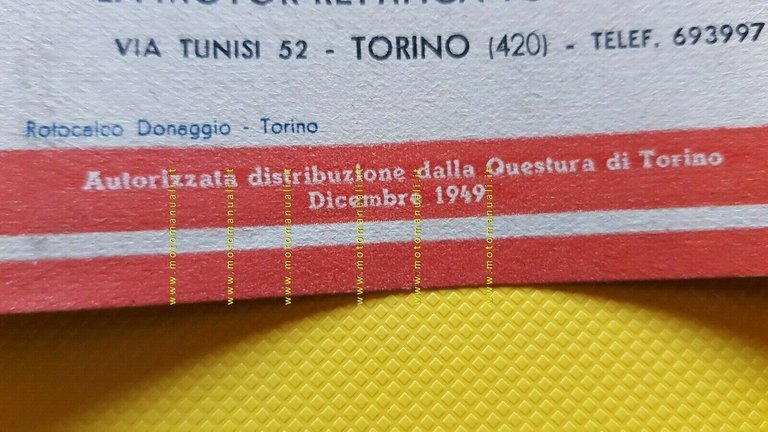 Pistone Borgo 2 cartine stradali Italia 1949 e 1951 no …