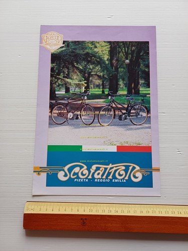 Pizeta Scoiattolo 50 bici a motore depliant ITALIANO originale