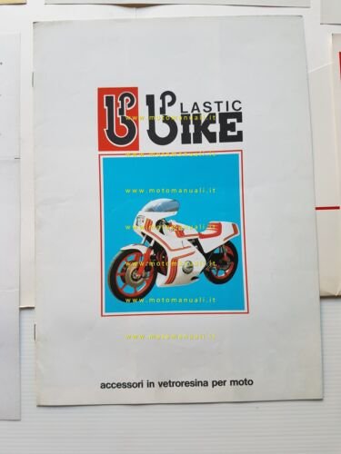 Plastic Bike catalogo 1985 produzione carenature aftermarket depliant originale