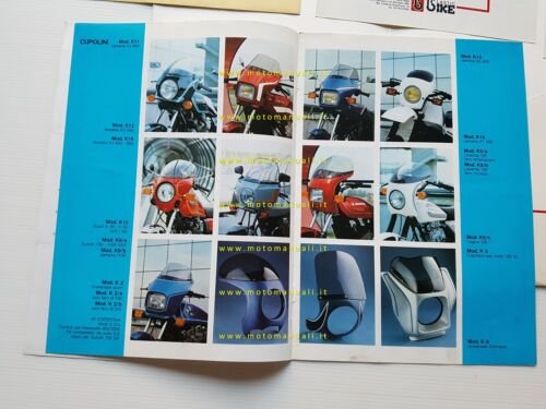 Plastic Bike catalogo 1985 produzione carenature aftermarket depliant originale